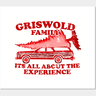 Griswold Family Christmas Distressed Posters and Art